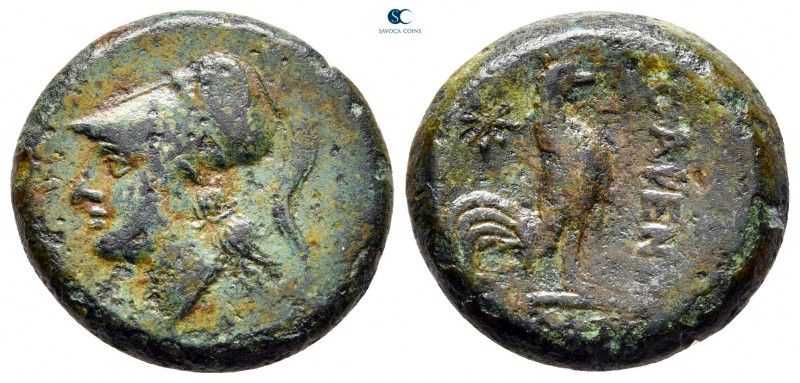 Campania. Cales circa 265-240 BC. 
Bronze Æ

18 mm., 6,07 g.



very fine...
