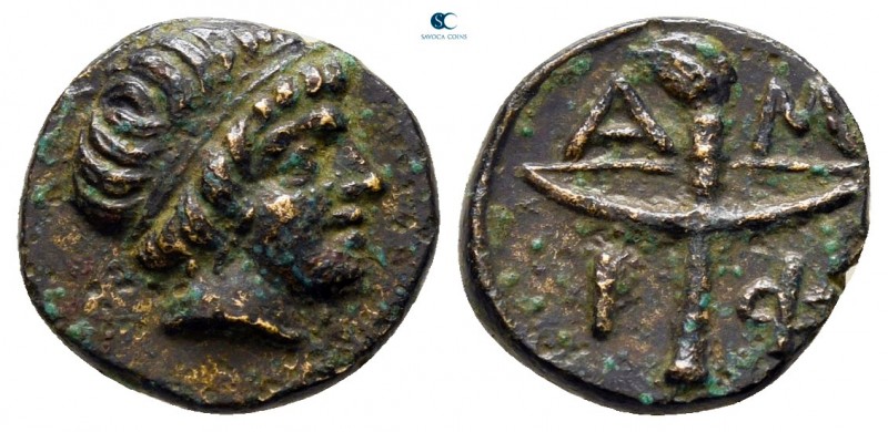 Macedon. Amphipolis circa 355-353 BC. 
Bronze Æ

12 mm., 1,21 g.



very ...