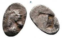 Kings of Macedon. Alexander I 495-450 BC. Hemiobol AR