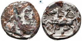 Kings of Macedon. Amphipolis. Philip II of Macedon 359-336 BC. Fourrée Tetradrachm