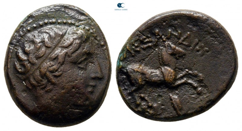 Kings of Macedon. Uncertain mint. Alexander III "the Great" 336-323 BC. 
Bronze...