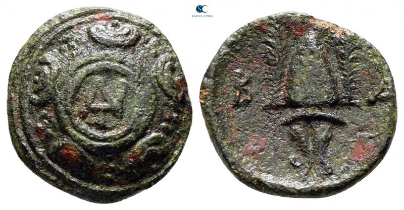 Kings of Macedon. Uncertain mint. Antigonos I Monophthalmos 320-301 BC. 
Bronze...