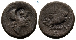 Thrace. Bisanthe circa 145-133 BC. c/m: owl. Bronze Æ
