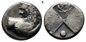 Thrace. Chersonesos circa 386-338 BC. Hemidrachm AR