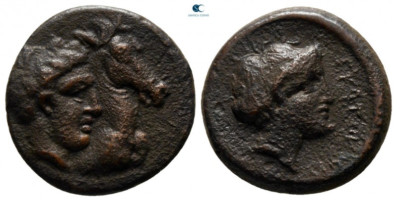 Thessaly. Gyrton circa 400-350 BC. 
Bronze Æ

18 mm., 3,93 g.



very fin...