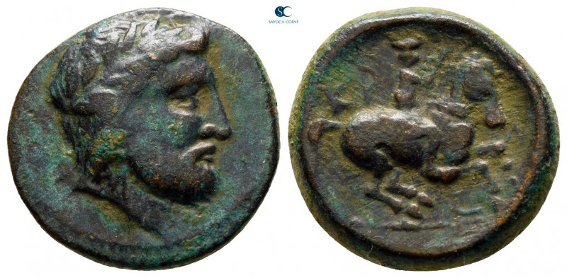 Thessaly. Krannon circa 400-344 BC. 
Dichalkon Æ

18 mm., 4,61 g.



very...