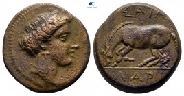 Thessaly. Larissa circa 344-337 BC. Dichalkon Æ