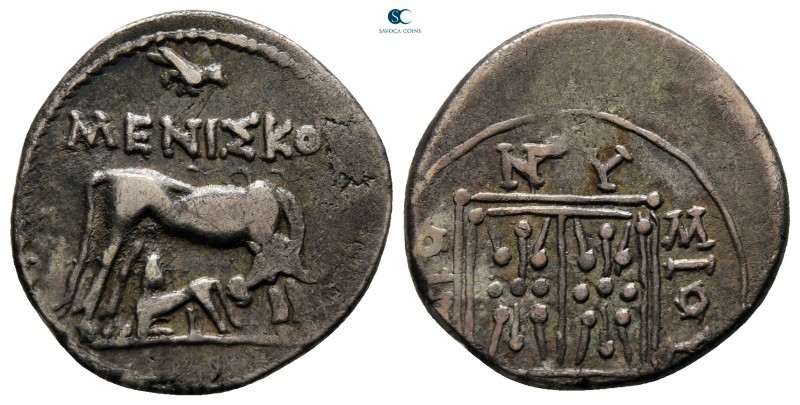 Illyria. Dyrrhachion circa 229-100 BC. 
Victoriatus AR

17 mm., 3,23 g.


...
