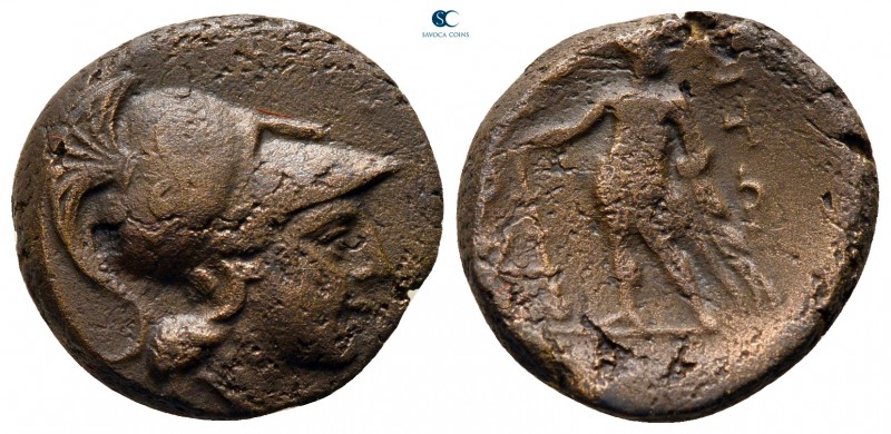 Aetolia. Aetolian League circa 205-150 BC. 
Bronze Æ

18 mm., 4,65 g.



...