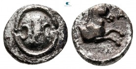 Boeotia. Tanagra circa 400 BC. Obol AR