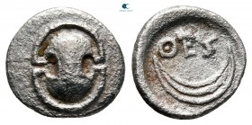 Boeotia. Thespiae circa 431-424 BC. Obol AR