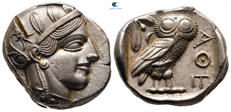 Attica. Athens circa 454-404 BC. 
Tetradrachm AR

26 mm., 17,23 g.



nea...