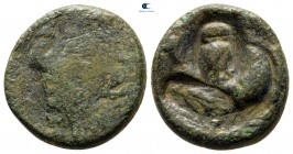 Asia Minor. Uncertain mint circa 300-200 BC. c/m: owl and grain ear. Bronze Æ