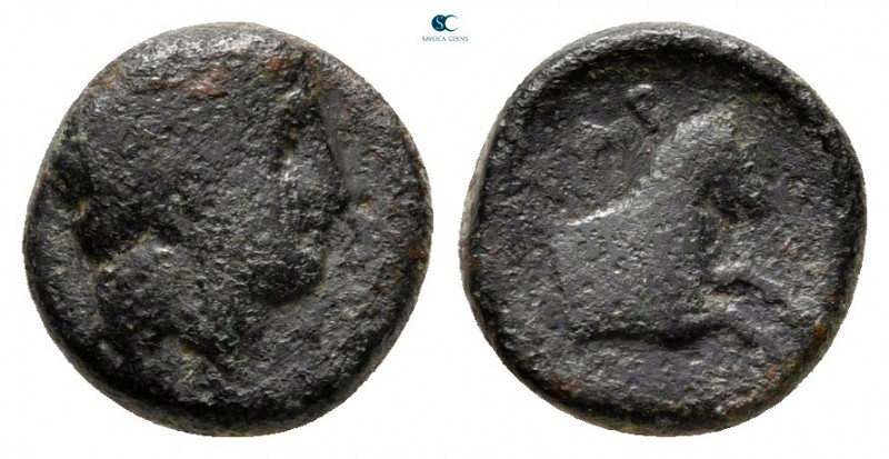 Mysia. Atarneos circa 350-300 BC. 
Bronze Æ

10 mm., 1,05 g.



fine