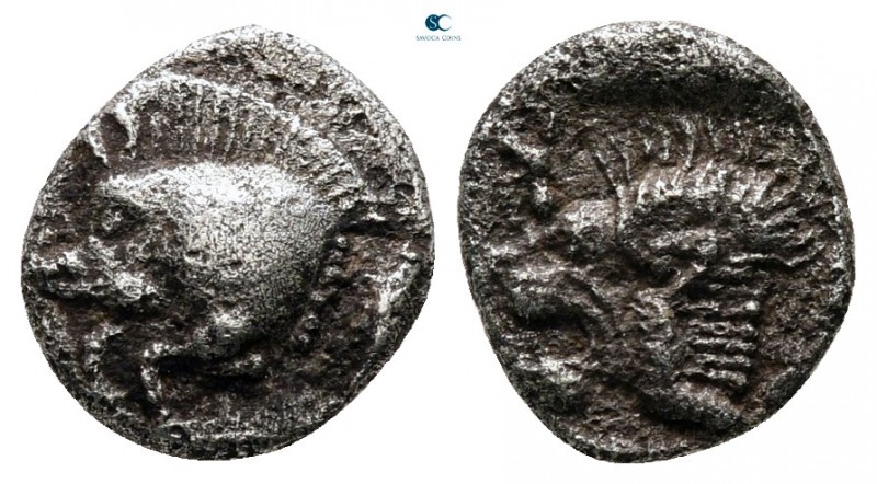 Mysia. Kyzikos circa 525-475 BC. 
Obol AR

8 mm., 0,71 g.



nearly very ...