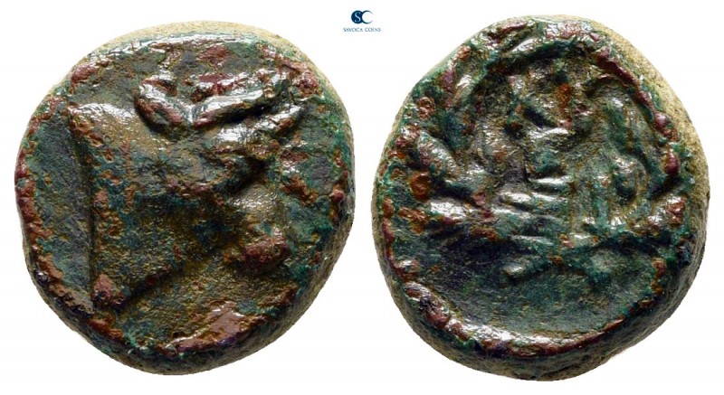 Mysia. Kyzikos circa 200-27 BC. 
Bronze Æ

12 mm., 2,16 g.



very fine