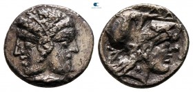 Mysia. Lampsakos circa 500-470 BC. Diobol AR