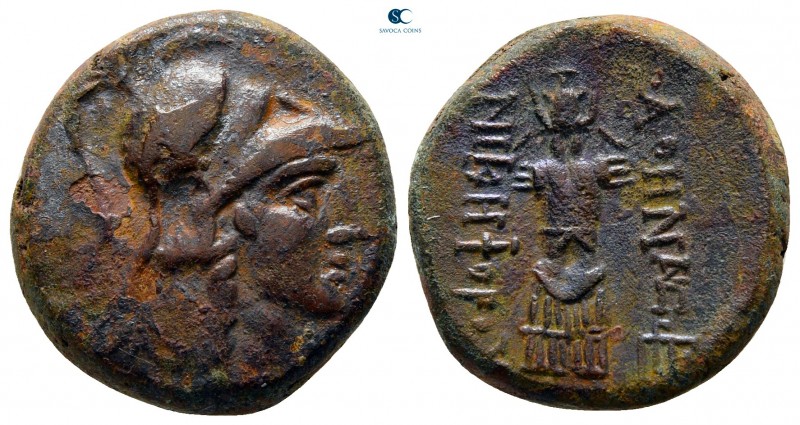Mysia. Pergamon circa 133-27 BC. 
Bronze Æ

18 mm., 8,34 g.



very fine