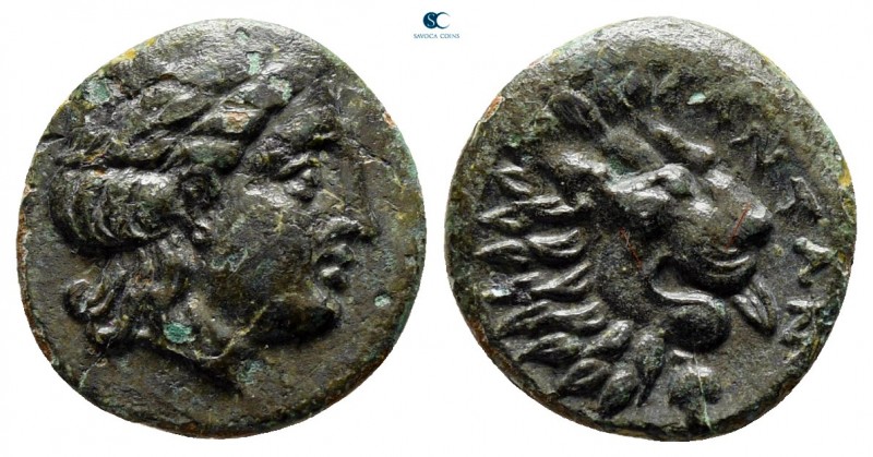 Troas. Antandros circa 400-200 BC. 
Bronze Æ

13 mm., 1,21 g.



very fin...