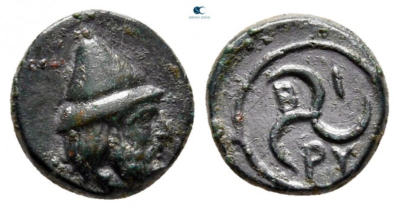 Troas. Birytis circa 350-250 BC. 
Bronze Æ

10 mm., 0,96 g.



very fine