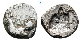 Troas. Dardanos circa 470-440 BC. Tetartemorion AR