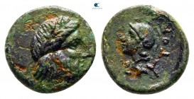 Aiolis. Autokane circa 400-300 BC. Bronze Æ
