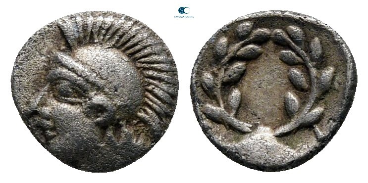 Aiolis. Elaia circa 450-400 BC. 
Hemiobol AR

7 mm., 0,30 g.



very fine