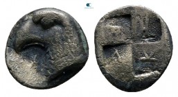 Aiolis. Herakleia ad Sipylos circa 450-400 BC. Hemiobol AR