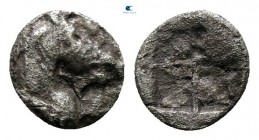Aiolis. Kyme circa 500-450 BC. Tetartemorion AR