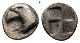 Aiolis. Kyme circa 480-450 BC. Hemiobol AR