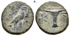 Aiolis. Kyme circa 350-210 BC. Bronze Æ