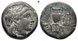 Aiolis. Myrina circa 300-200 BC. Bronze Æ
