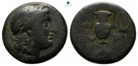 Aiolis. Myrina circa 200-100 BC. Bronze Æ