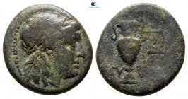 Aiolis. Myrina circa 200-100 BC. Bronze Æ
