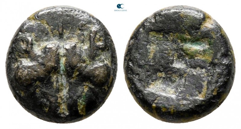 Lesbos. Uncertain mint circa 478-460 BC. 
BI 1/12 Stater

8 mm., 1,19 g.

...