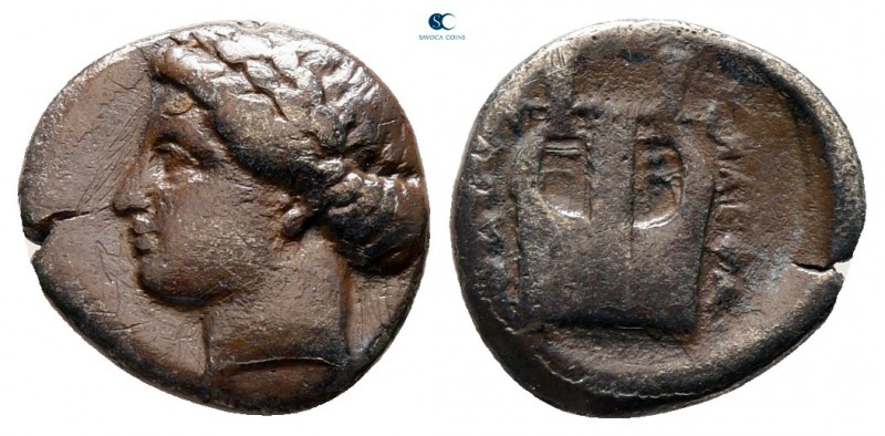 Ionia. Kolophon circa 370-330 BC. 
Diobol AR

10 mm., 1,03 g.



nearly v...