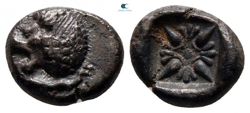 Ionia. Miletos circa 525-475 BC. 
Diobol AR

10 mm., 1,14 g.



very fine