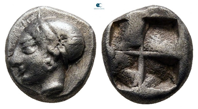 Ionia. Phokaia circa 521-478 BC. 
Diobol AR

10 mm., 1,28 g.



very fine