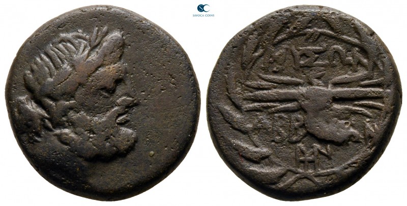 Phrygia. Abbaitis circa 190-133 BC. 
Bronze Æ

20 mm., 7,81 g.



very fi...