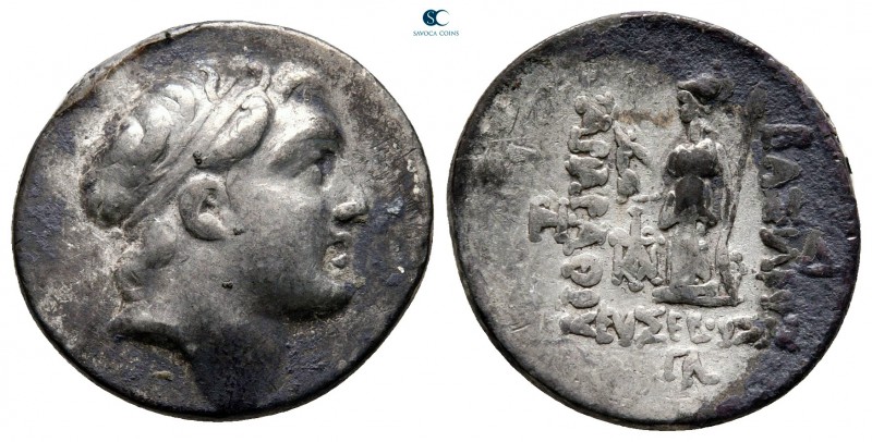 Kings of Cappadocia. Ariarathes VI Epiphanes Philopator 130-116 BC. 
Drachm AR...