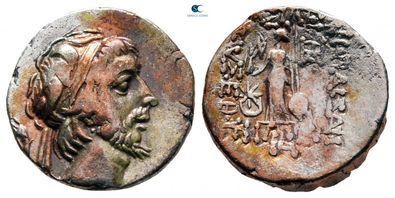 Kings of Cappadocia. Ariobarzanes III Eusebes Philoromaios 52-42 BC. 
Drachm AR...