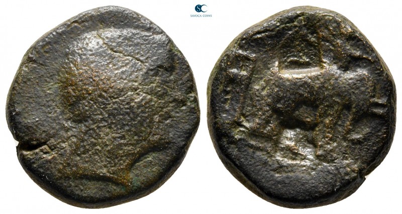 Seleukid Kingdom. Imitating an uncertain military mint in Coele. Antiochos III M...