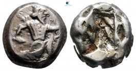 Persia. Achaemenid Empire. Sardeis. Time of Artaxerxes II to Artaxerxes III circa 375-340 BC. Siglos-Drachm AR
