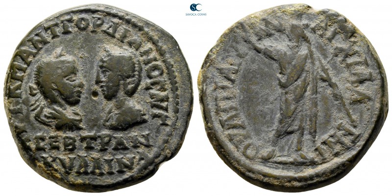 Thrace. Anchialos. Gordian III with Tranquillina AD 238-244. 
Bronze Æ

27 mm...