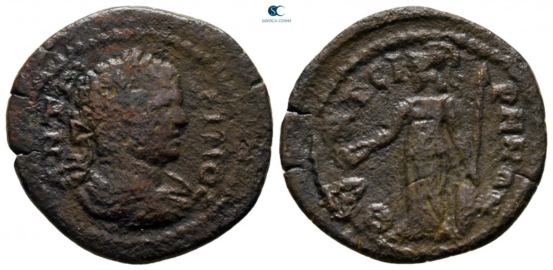 Lydia. Thyateira. Caracalla AD 198-217. 
Bronze Æ

22 mm., 4,04 g.



nea...