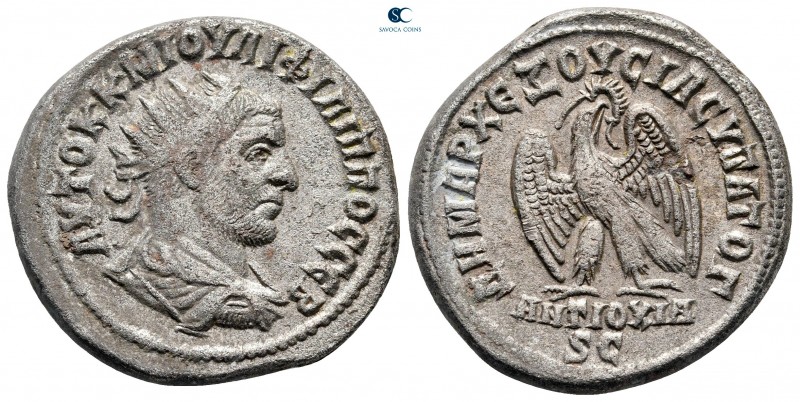 Seleucis and Pieria. Antioch. Philip I Arab AD 244-249. 
Billon-Tetradrachm

...