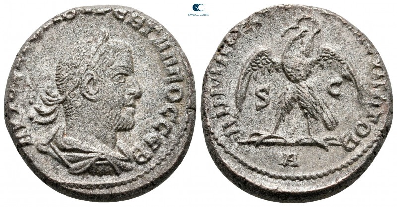 Seleucis and Pieria. Antioch. Trebonianus Gallus AD 251-253. 
Billon-Tetradrach...