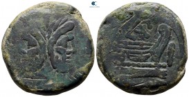 circa 169-158 BC. Rome. As Æ