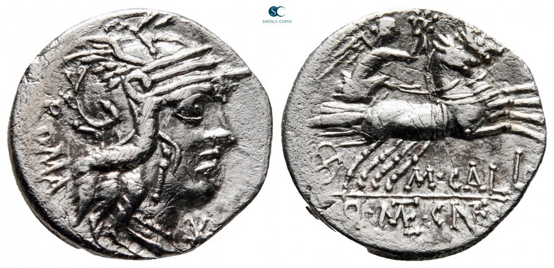 Marcus Calidius, Q Metellus & Cn Fulvius 117-116 BC. Rome
Denarius AR

17 mm....