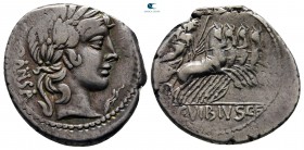 C. Vibius C.f. Pansa 90 BC. Rome. Denarius AR